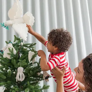 Large Season of Peace Dove Tree Topper