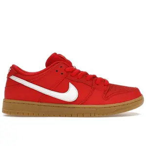 Nike Men's SB Dunk Low University Red Gum Skateboarding Shoes, from StockX