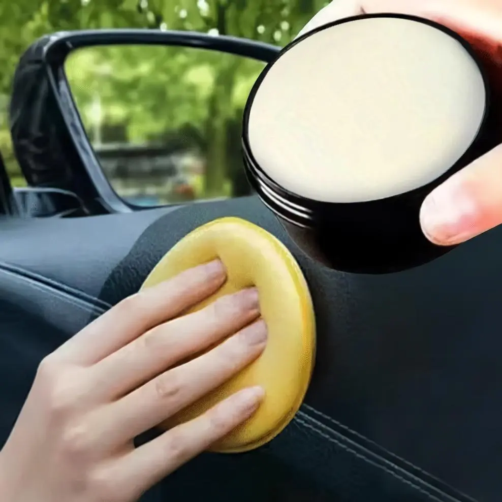 Car Leather Seat Cleaning Cream, Multi-functional Car Interior Cleaning Cream, Interior Polishing Decontamination Renovation PU Cleaning Cream, Car Upholstery Cleaner
