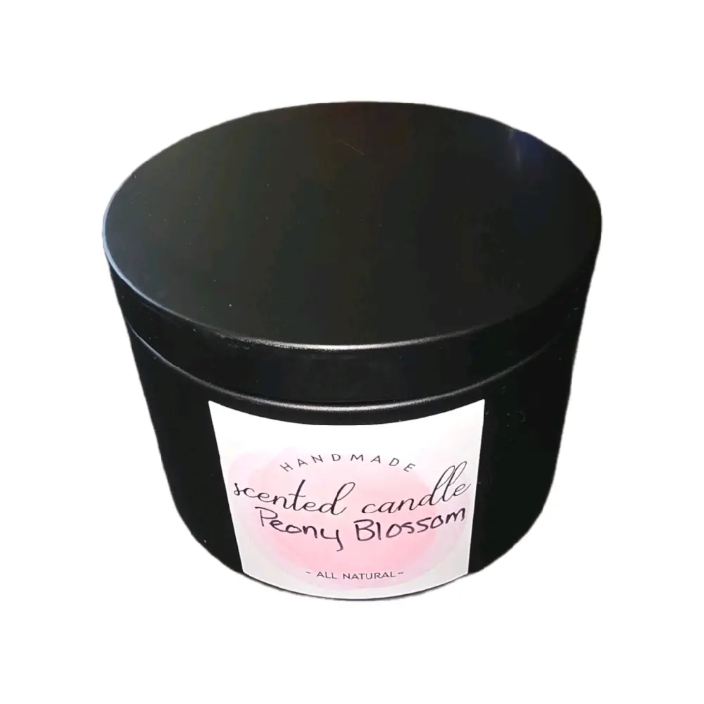 Peony Blossom 16oz Handmade Scented Candle - All Natural Decor & Ornaments