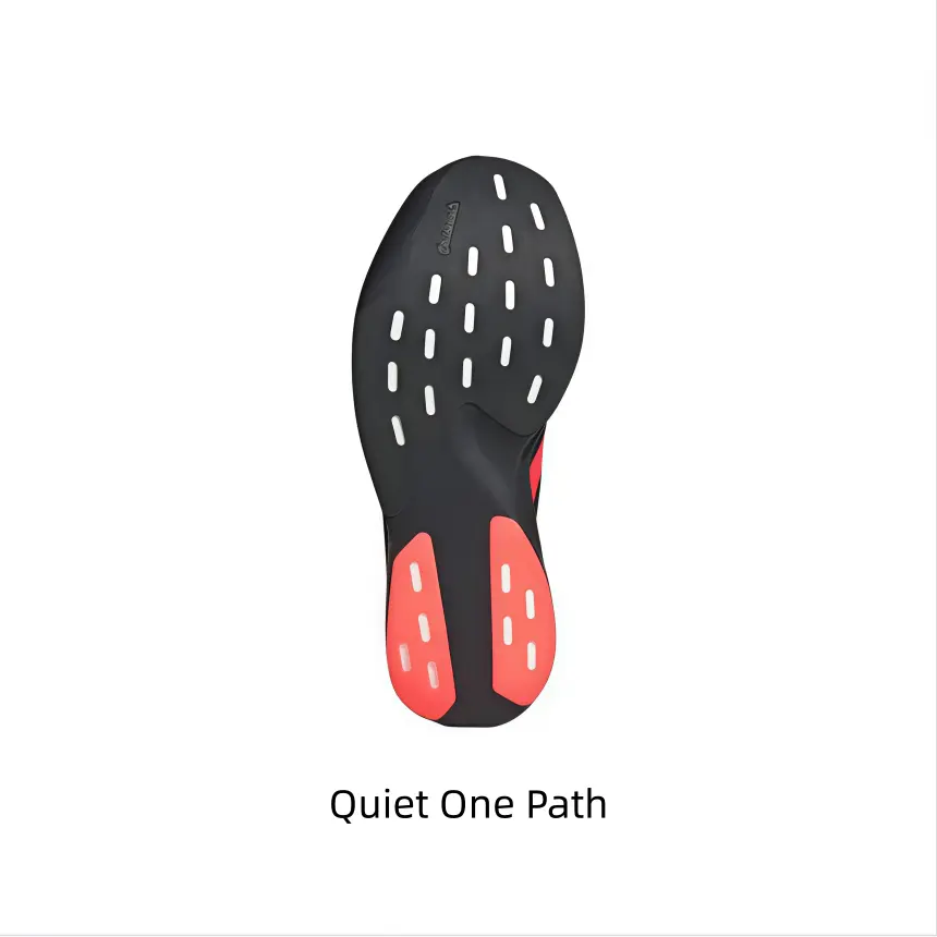 Performance road running shoes with breathable mesh upper and wide diagonal accent stripes