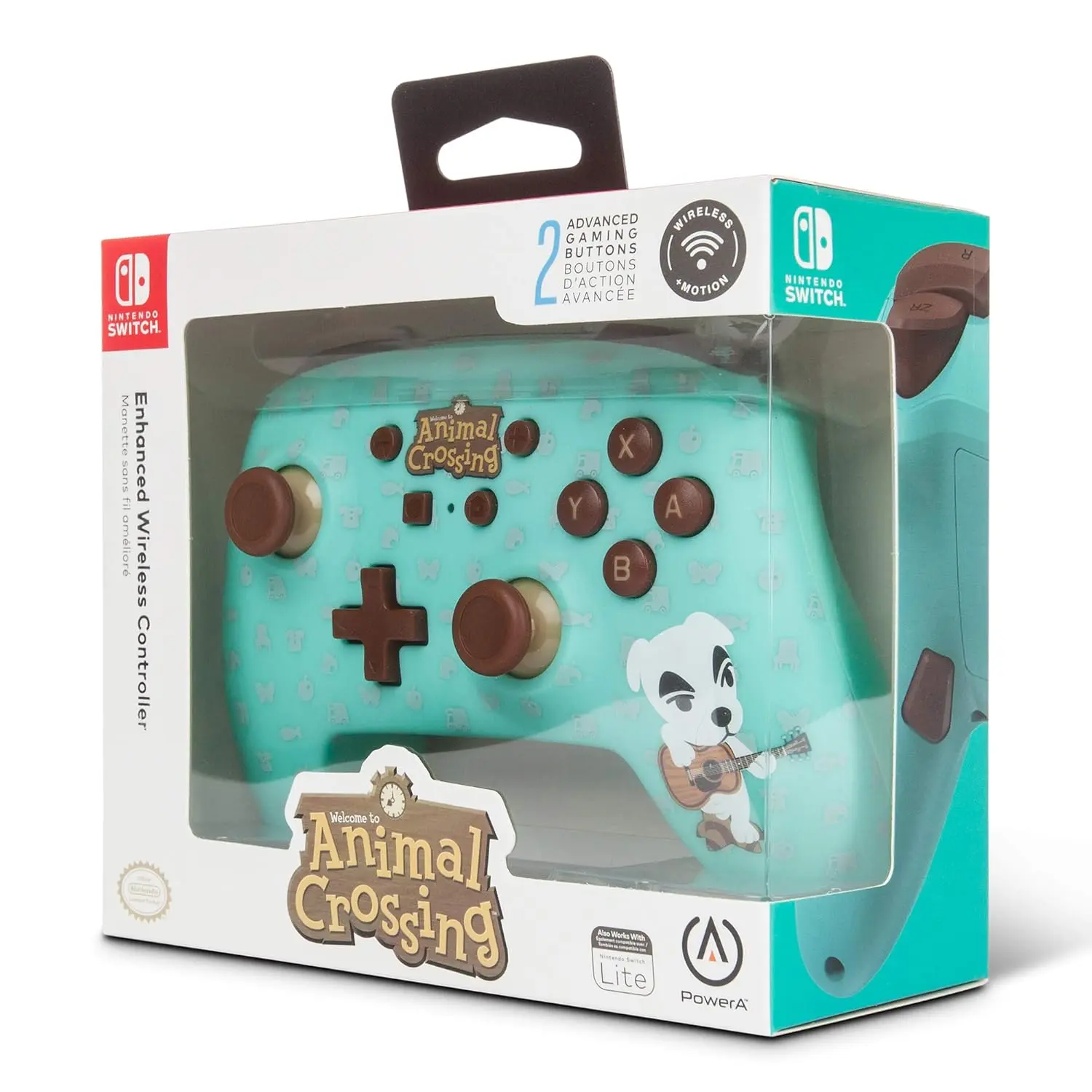 3rd Party Pro Controller Wireless - Animal Crossing K.K. Slider - PowerA Enhanced