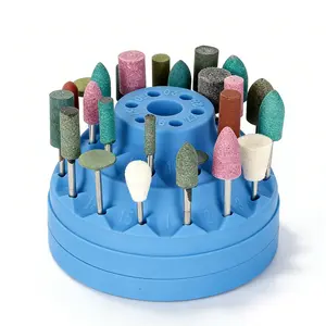 32-Hole Rotating Jewelry Drill Bit Holder - Organizer for Micro Twist Drills in Jewelry Making & Silversmithing