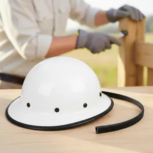 Hard Hat Full Brim Guard Strip 36.6in Helmet Edge Protector Safety Accessories Shock Absorbing Protection Strip Not Include Hard Hat 1PCS outdoor