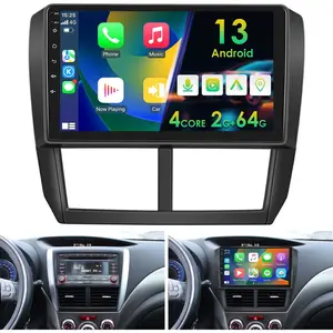 For Subaru Forester 3 SH Impreza WRX STI 2008-2011 Android Auto Car radio Carplay multimedia Player GPS Stereo FM Steering Wheel Control Buttons