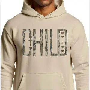 Jesus Sweater - Hooded Pullover with "Child of God" Print, Long Sleeve, Regular Fit, Casual Style for Men, Comfortable & Meaningful Fashion