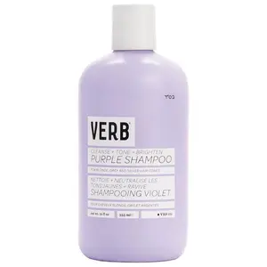 Verb  Brightening Purple Shampoo for Blonde Hair black onion rosemary green whited whiter based milkshake flowers white gel dry natural