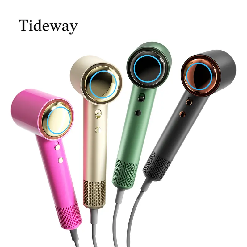 【Merry Christmas & Happy New Year】Tideway H11 High-Speed Hair Dryer, Intelligent Temperature Control w/ Hair & Scalp Care Plasma Ionic Technology & Self Cleaning Blower, No Static Electricity & Frizz, Perfect Present for Men Women Friend Family Gift