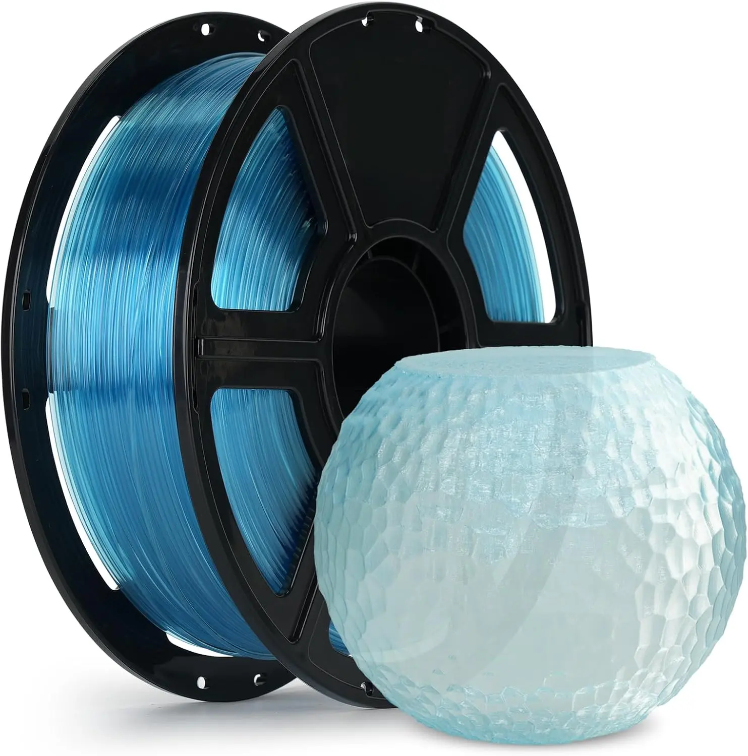Flashforge   PETG  Filament 1.75mm Black, 3D Printer Filament 1kg (2.2lbs) Spool, Dimensional Accuracy +/- 0.02mm, 3D Printing Filament for Various Mechanical Parts, Waterproof Parts