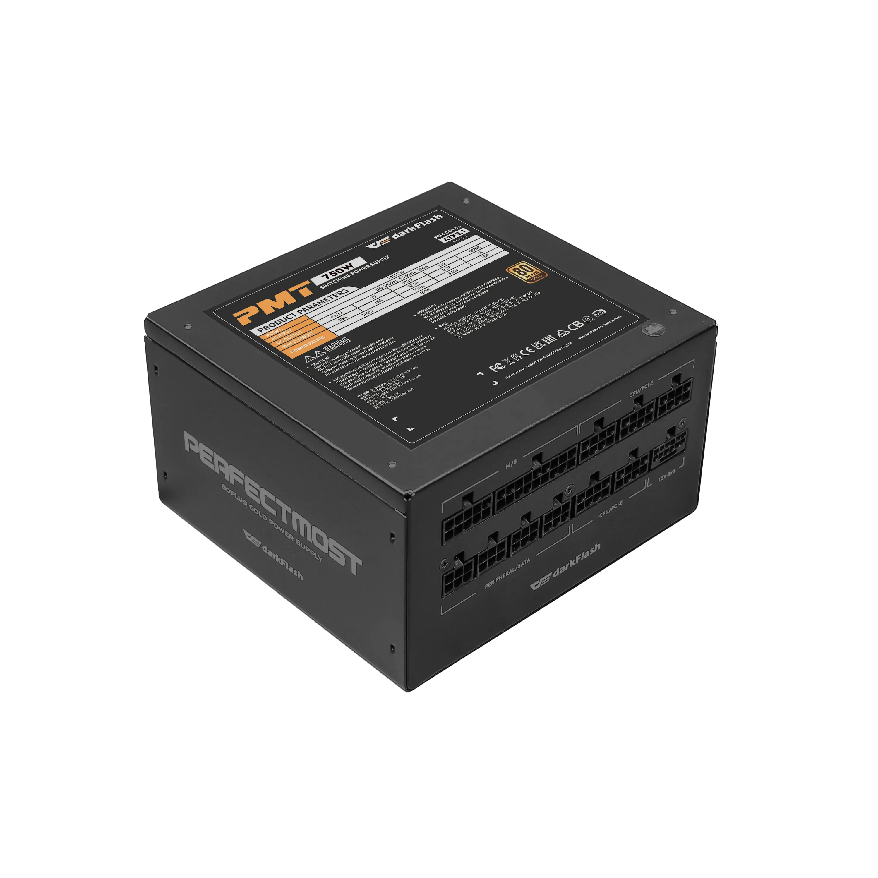DarkFlash PMT750 Fully Modular Power Supply