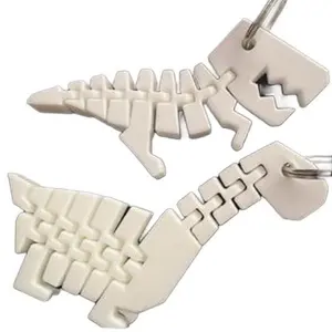 Flexi Dinosaur Keychains