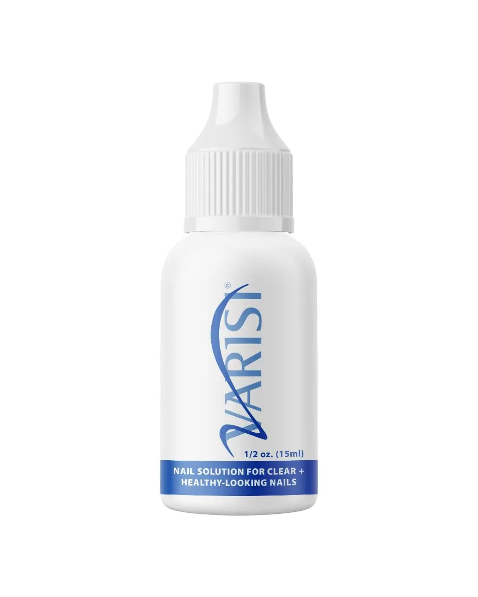 Varisi Nail Formula - Stronger Nails Treatment with Thymol for Clear Healthy Looking Nails 1/2 oz US Made Solution, Nail Care, Youth