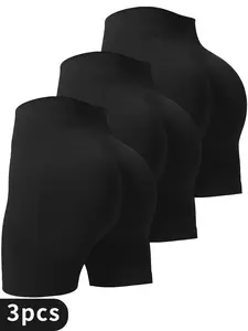 Ultimate 3-Pack Yoga Shorts & Running Workout Shorts for Women High Waisted Tummy Control Quick-Dry Squat-Proof with Pockets Perfect for Gym Pilates HIIT and Summer Fitness Cloud-Like Softness