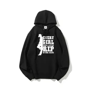 Country Girl Hoodie, Western Hoodie, Every Girl Need A Little Rip In Her Jeans, Rodeo Hoodie, Best Country Music Hoodie, Yeehaw Hoodie