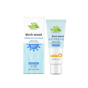 HANCHOBIT Birch Sap Gentle Protective Cream Outdoor Protection Gentle Moisturizing Lightweight Refreshing Skin Care