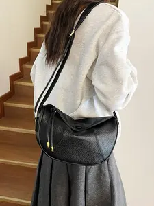 Women's Crossbody Shoulder Bag, Fashion Simple Vintage Style, Adjustable Strap, Ideal for Commuting, Work, School, Shopping, Casual Design