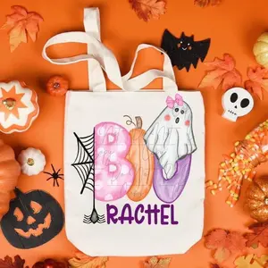 Personalized Halloween Tote Bags