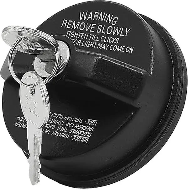 Anti-Theft Locking Gas Cap #10504 (Replacement Part #77300-47020) with Corrosion-Resist., Internal Thread, Leak Proof Seal, Car Accessories, Accessories for Car Compatible with Toyota, Honda, Nissan, GMC, Cadillac, Mazda