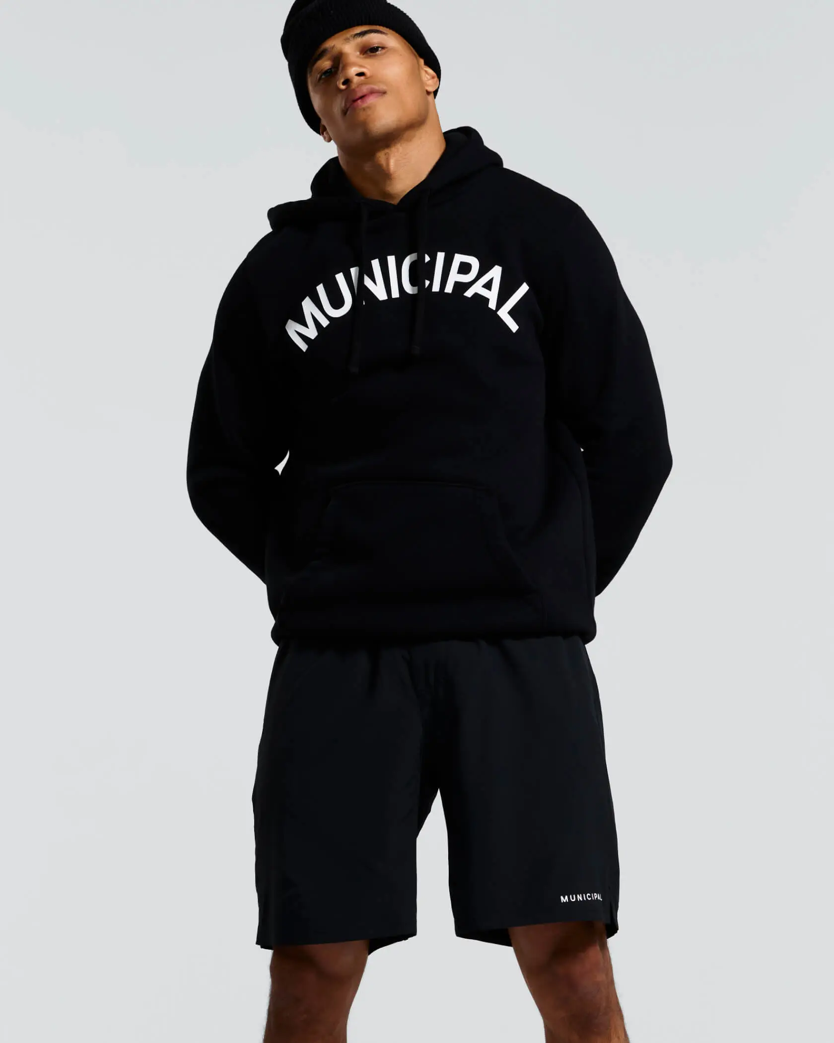 Men's/Women's Sport Utility Shorts, 9 in Inseam, S/M Sizes, All-Day Wear, Zippered Pocket