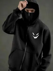 Super Cool Venom - Element Hooded Zip Jacket! The Vibe of Trendy Guys Standing Out on the Street is Fully Amplified🔥