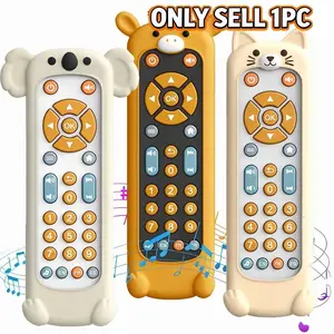 Remote Control Simulation Toy, Early Education Tool, Sensory, Music Learning Toy, Musical Light Up, Technology Aid, Requires 2 Aaa Batteries, Educational Toys