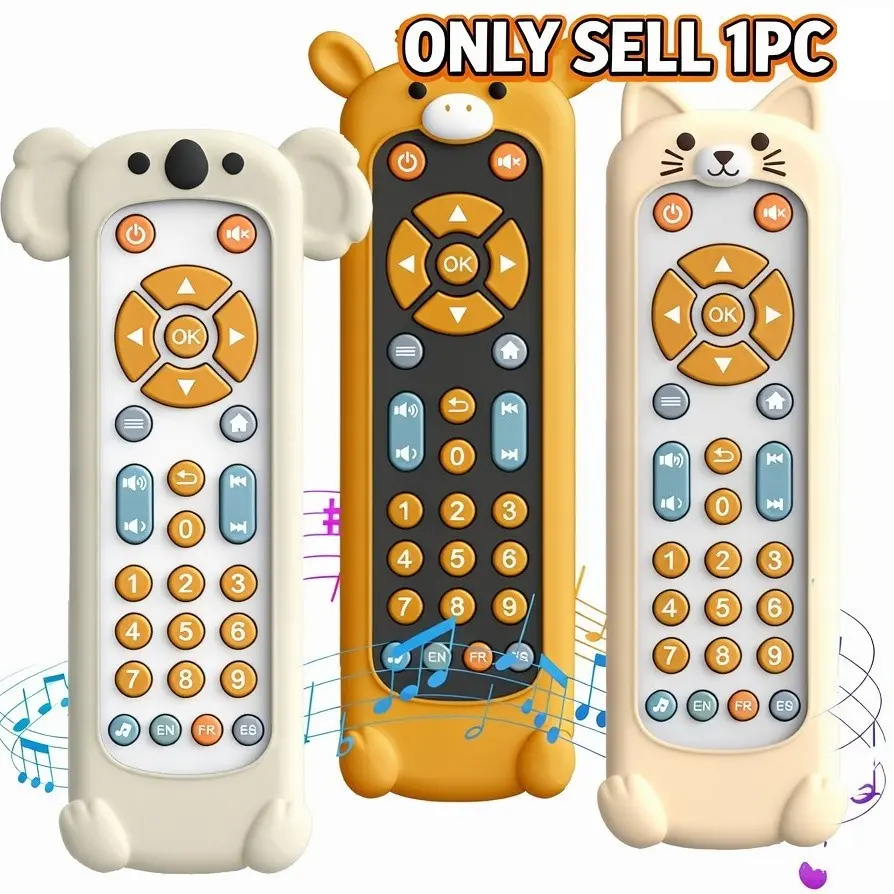 Remote Control Simulation Toy, Infant Early Education Tool, Music Learning Toy, Technology Aid, Requires 2 Aaa Batteries, Educational Toys