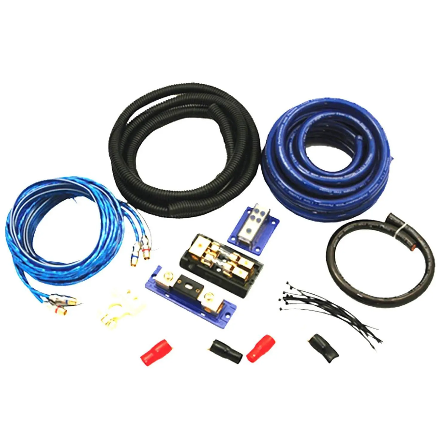 Absolute KIT1450 0 AWG Complete Amplifier Wiring Kit for Car Audio Amplifier Installation