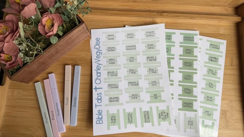 Bible study kit with reading tracker