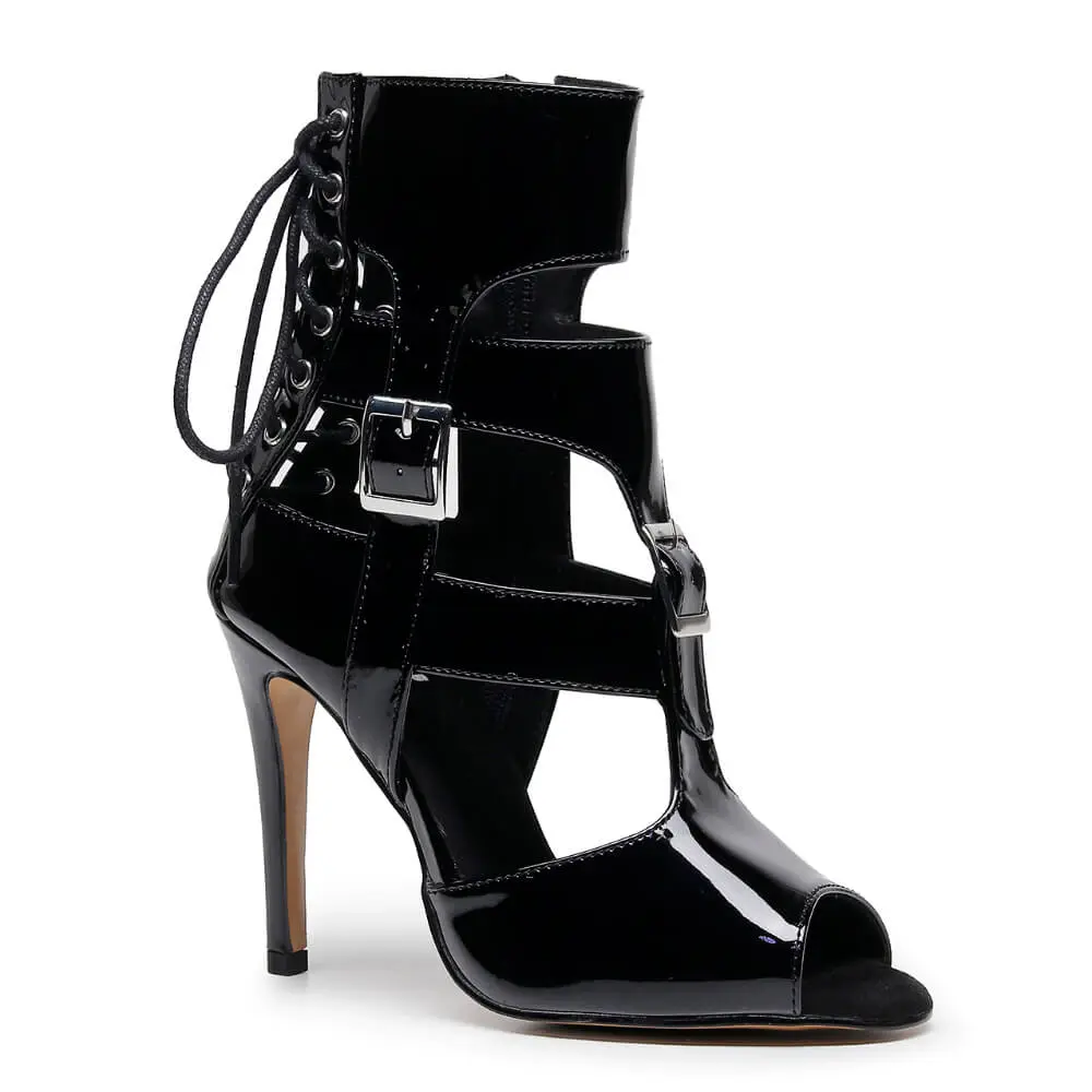 Amiri - Black Vegan Patent - Street Sole