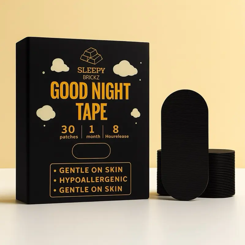 SLEEPYBRICKZ Premium Multi-use Tape (30 Pack) - Pain Free Removal, Hypoallergenic