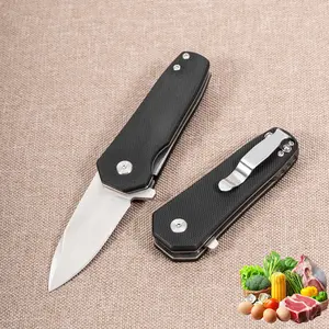 Front Flipper Folding Knife, Camping Hiking Pocket Knife,Compact Folding Pocket Knife for Everyday Use