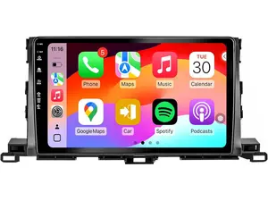 5G WiFi(6) Car Radio for Toyota Highlander 2014-2019, Android13/Wireless CarPlay/Android Auto/Touch Screen/GPS Navigation/Bluetooth/FM/HD Backup Camera (2Ram+64Rom)