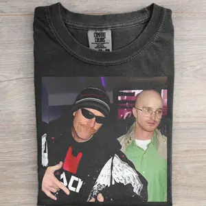 Comfort Colors Breaking Bad Funny Shirt, Heisenberg and Jesse Pinkman Shirt, Vintage TV Show Tee