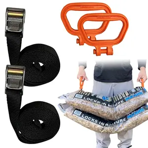 MULTUS Handle and Haul 1 Handle Moving Strap to Lift Carry Drag- 2 Pack