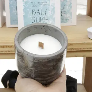 Bali Surf Concrete Candle