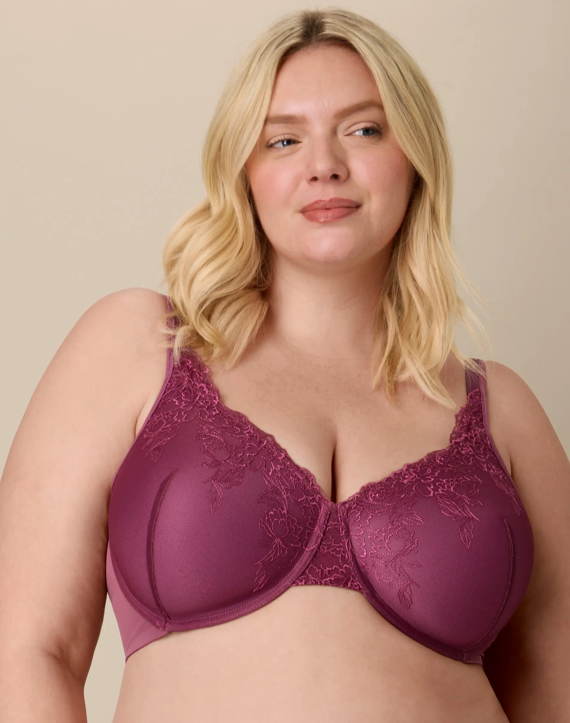 Playtex Convertible Lace Underwire Bra Full Coverage Women's Comfortable Fit Everyday Support Breathable Us4805