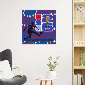 FIFA World Cup 2026 Host Country Poster USA Jigsaw Puzzle, Officially Licensed, 200 Laser-Cut Pieces,5MM Thick, Soccer Fan Gift