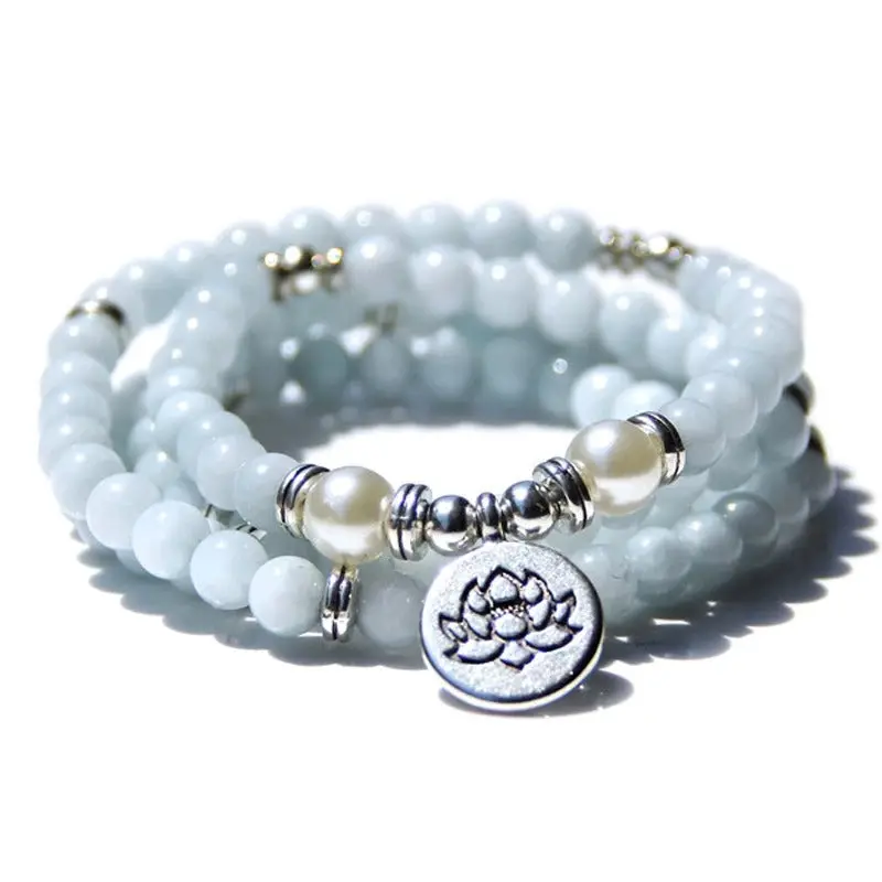 Fleur 108 Buddha Bead Bracelet