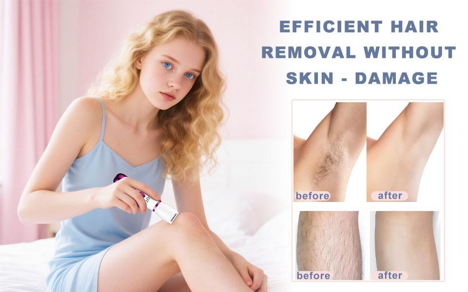 LQT 4-in-1 Multi-Functional Women’s Electric Grooming Kit, designed for gentle hair removal and styling for the whole body. It handles hair management for the face, body, and delicate areas in one compact device, perfect for at-home use and travel,