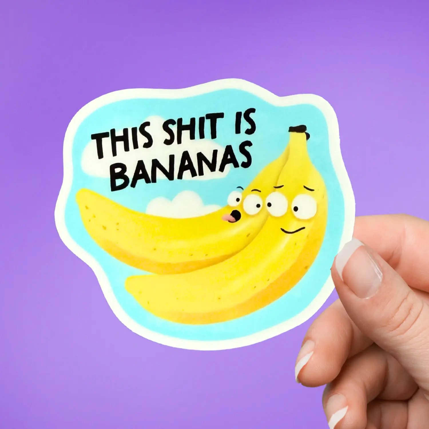 This Shit Is Bananas Sticker