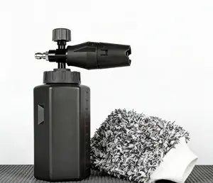 ROCRIKS 1L Foam Cannon for Pressure Washer with Chenille Microfiber Car Wash Gloves