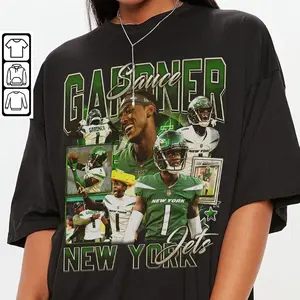Sauce Gardner Football Shirt Unisex, Football 90s Vintage Graphic Tee, Gift for Fans