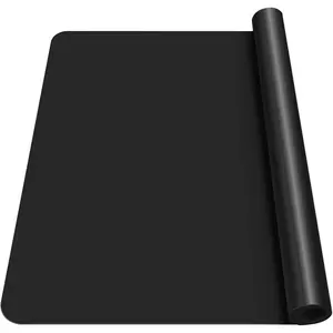 Large  Mat, 23.4" x 15.6" Black  Mats for Crafts, Play Dough Mat, for  Molds, Clay, , Arts and Crafts, Medium Thickness 0.75 MM