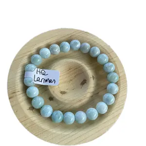 Larimar with Certificate Crystal Bracelet