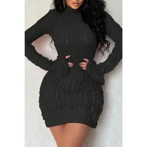 Black Bell sleeve dress
