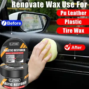 Car Plastic Restorer Back To Black Gloss Car Cleaning Products Plastic Leather Restore Auto Polish And Repair Coating Renovator Car Cleaning Agent