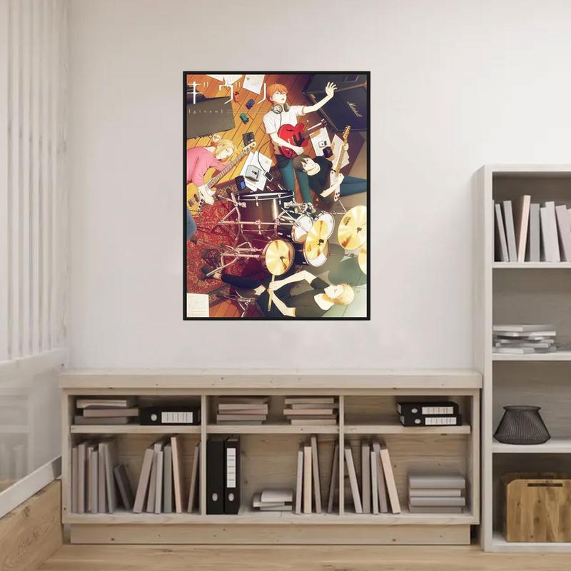 Given Anime Poster, BL Yaoi Manga Wall Art, Given Band Music Decor, Aesthetic Room Art, Gift For Fans