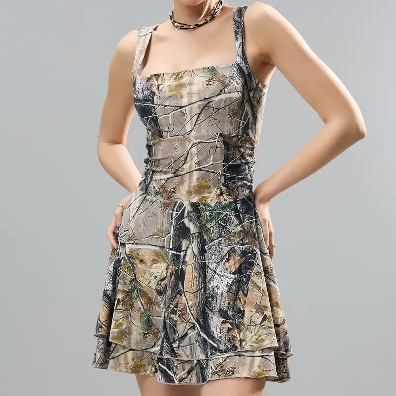 camouflage dress - TikTok Shop