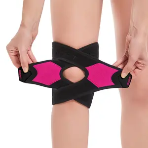 Shock-Absorbing Patella Knee Strap Breathable Compression Support for Basketball Running Hiking Fitness Unisex Design Comfortable & Supportive for Adults