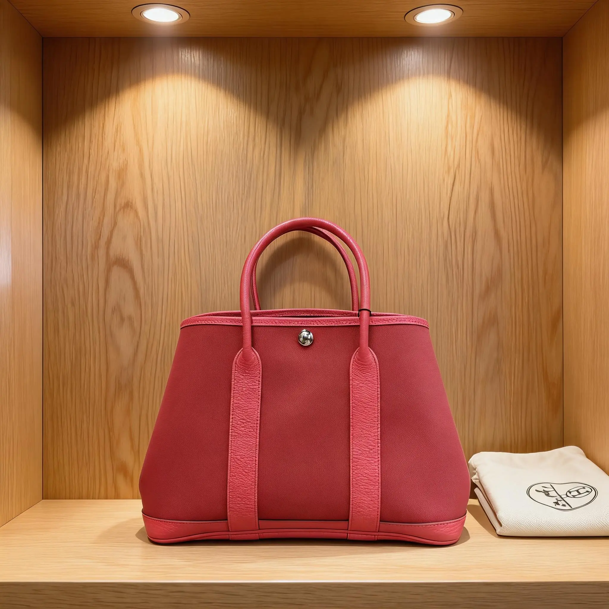 Pre-owned HERMÈS HERMES Canvas Shoulder Bag I0709381814